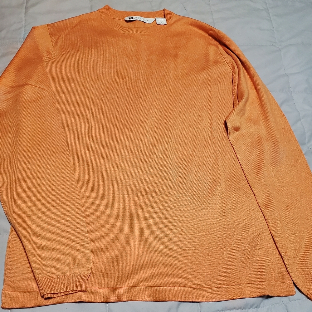 Mens silk knit sweater